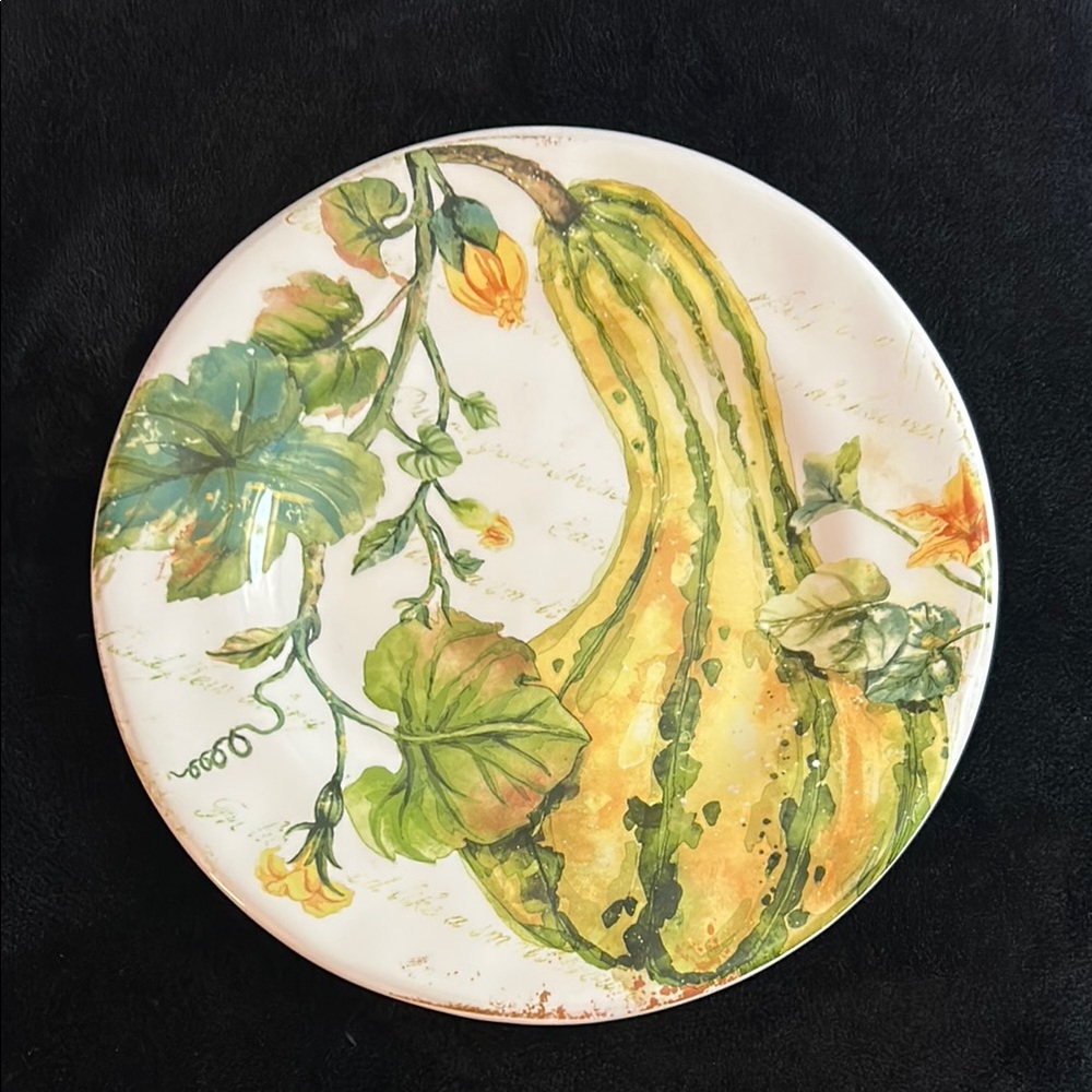 PIER 1  PUMPKIN PATCH SQUASH PLATE